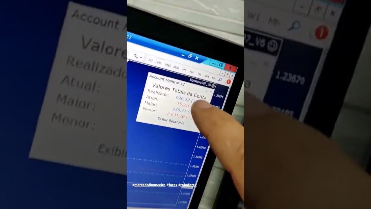 OPERANDO NA B3 E NO FOREX COM ROB&Ocirc;S AUTOMATIZADOS! 🤖 #forex #roboforex #b3 #mercadofinanceiro