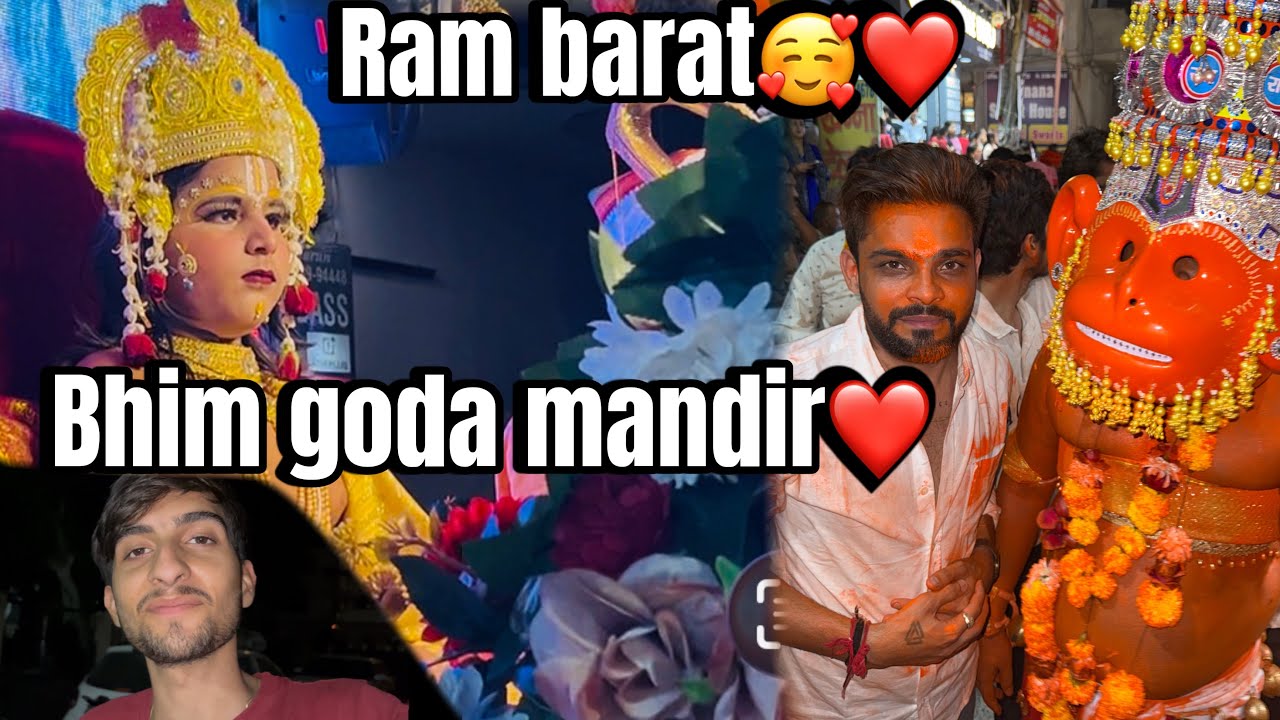 Panipat’s best ram barat❤️||bhim goda mandir ram barat||#panipathanumanji#hanumanjistatus#vlog 