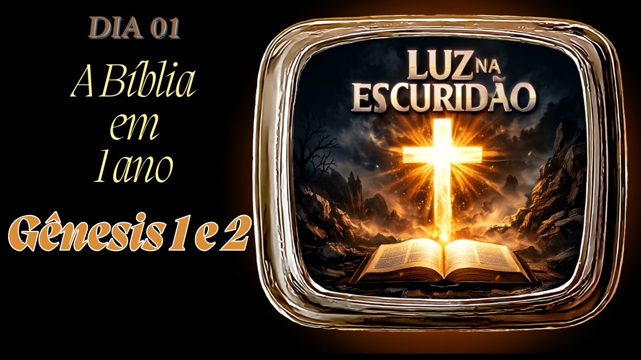 Gênesis 1 e 2 – A Criação e o Sentido da Vida | Bíblia em 1 Ano (Dia 1)