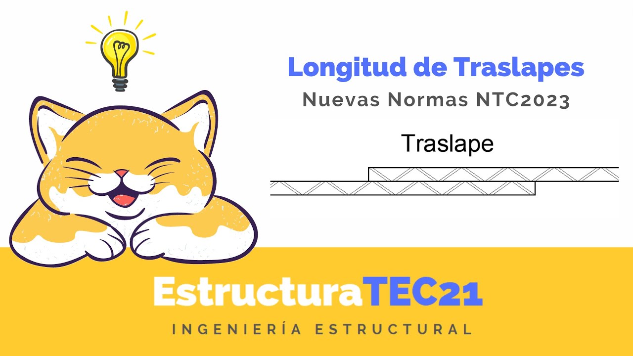 Traslapes en varillas / NTC 2023