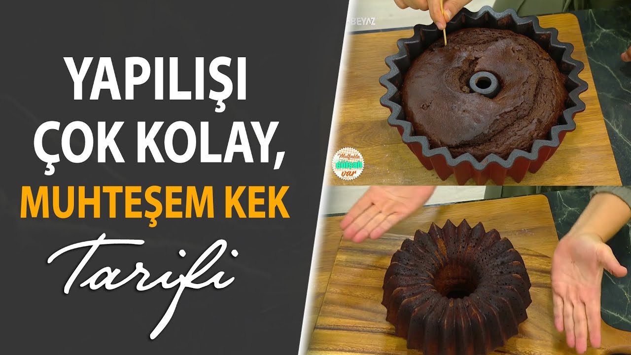 KOLAY VE PRATİK KEK TARİFİ / 5 ÇAYI İÇİN HARİKA KALIPTA KEK YAPIMI / EN İYİ KEK YAPMANIN PÜF NOKTASI