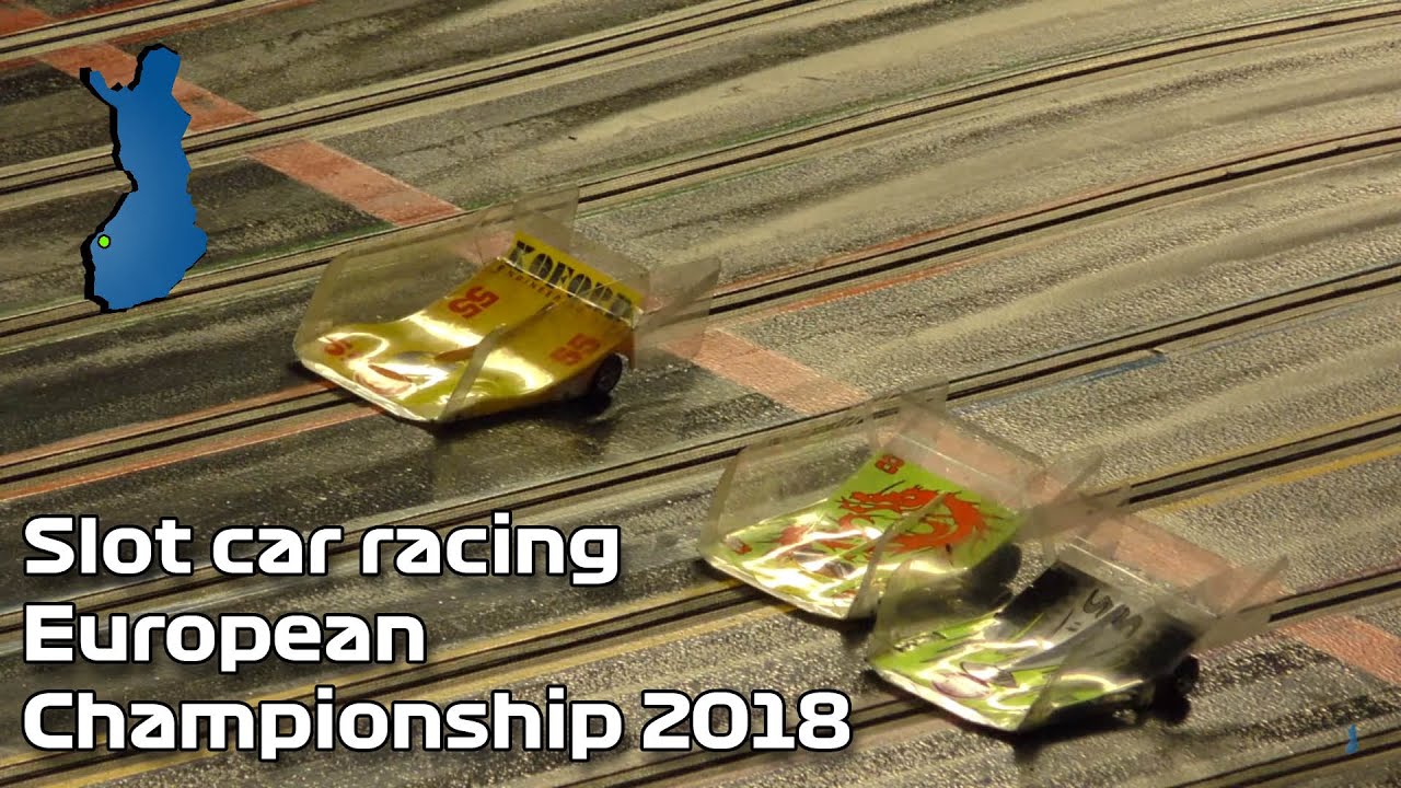Slot car racing European Championship 2018 [4K]