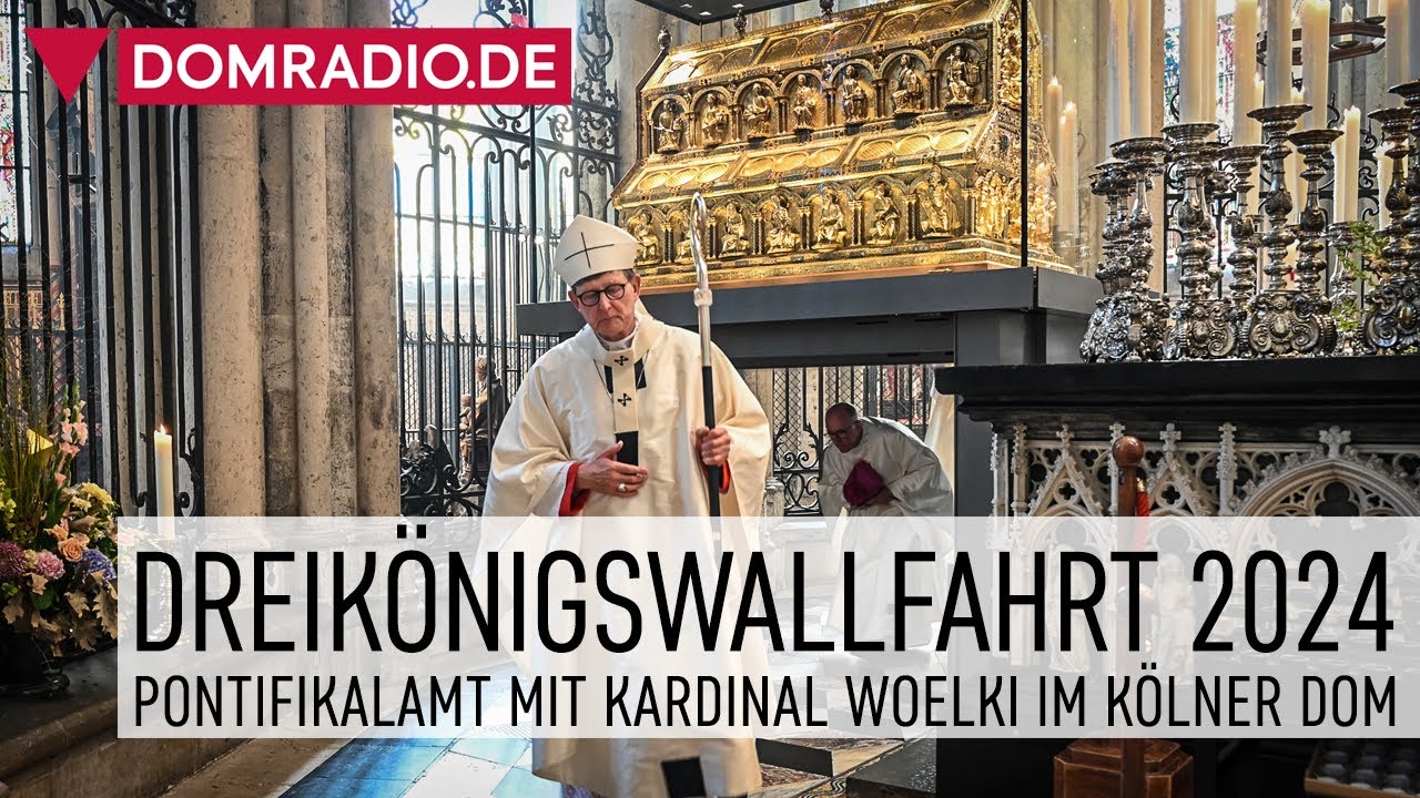 Pontifikalamt mit Erzbischof Rainer Kardinal Woelki zur Dreikönigswallfahrt 2024 im Kölner Dom
