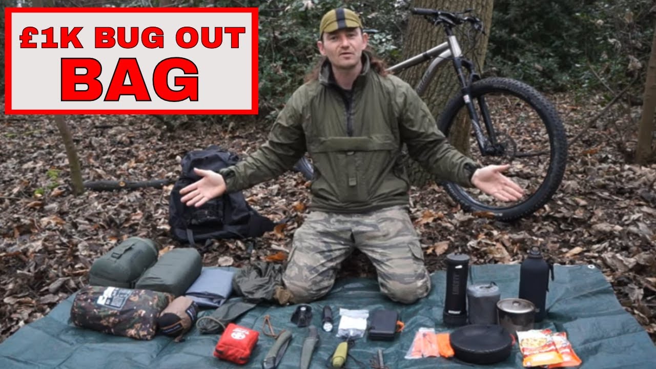 £1k SHTF BUG OUT WILDERNESS SURVIVAL BAG!