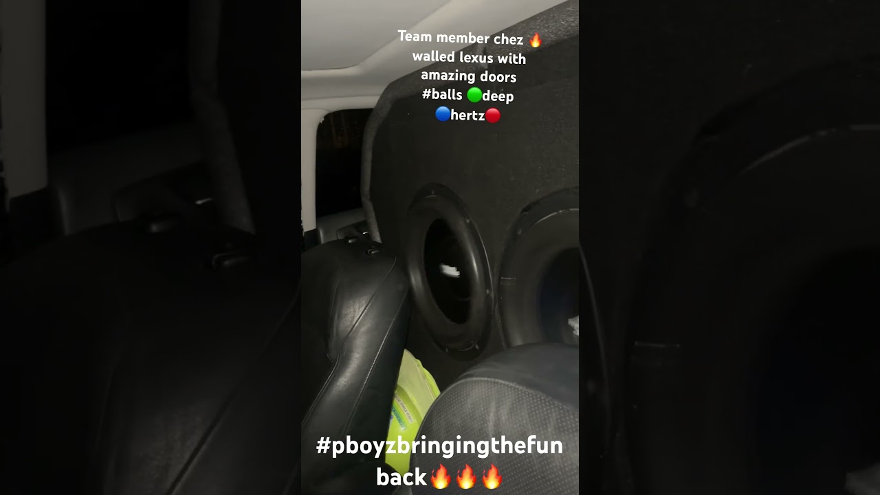 Walled Lexus 🏆with prv mids and highs sounds amazing🔉