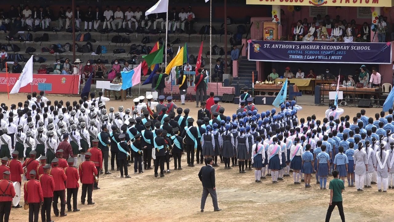 LA PLIE PYRDA IA KA ANNUAL SPORTS MEET JONG KA ST. ANTHONY'S HR SEC SCHOOL