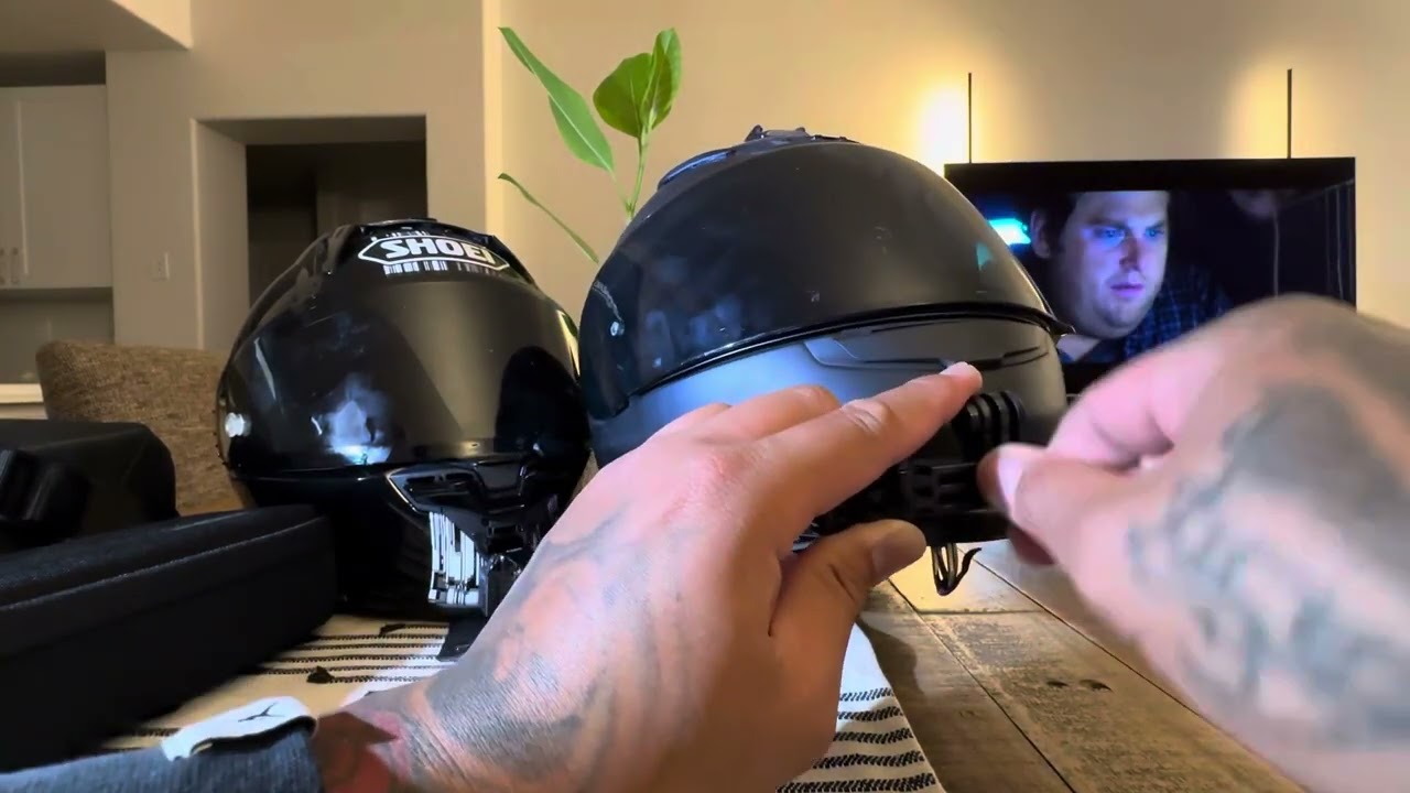 Mounting GoPro on Shoei X-15