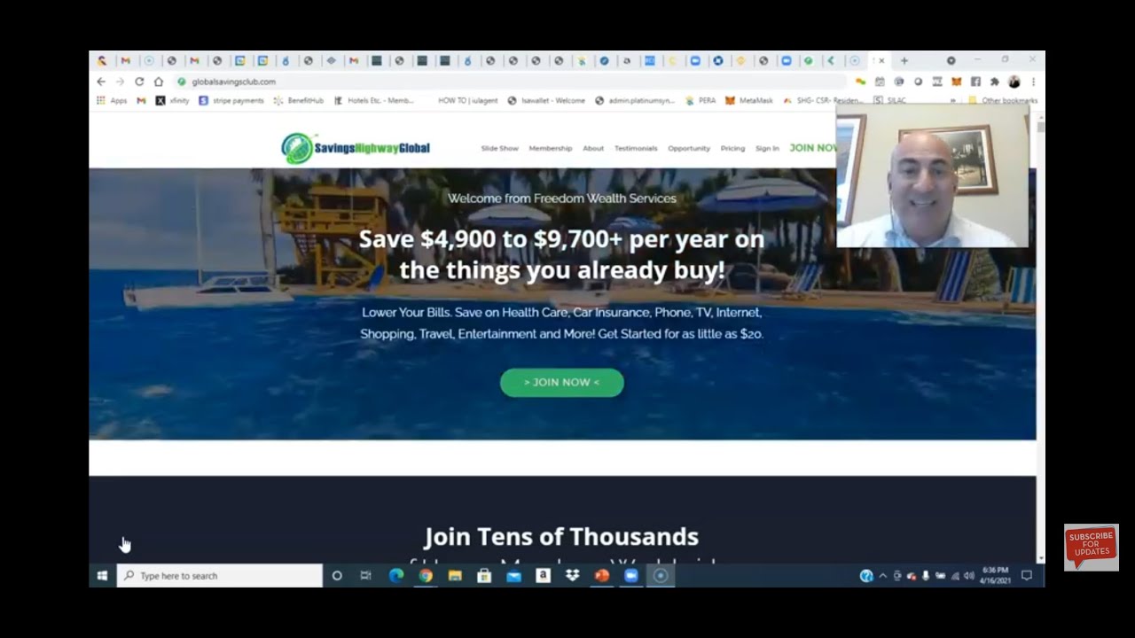 Savings Highway Global Official Overview By Bill Constain