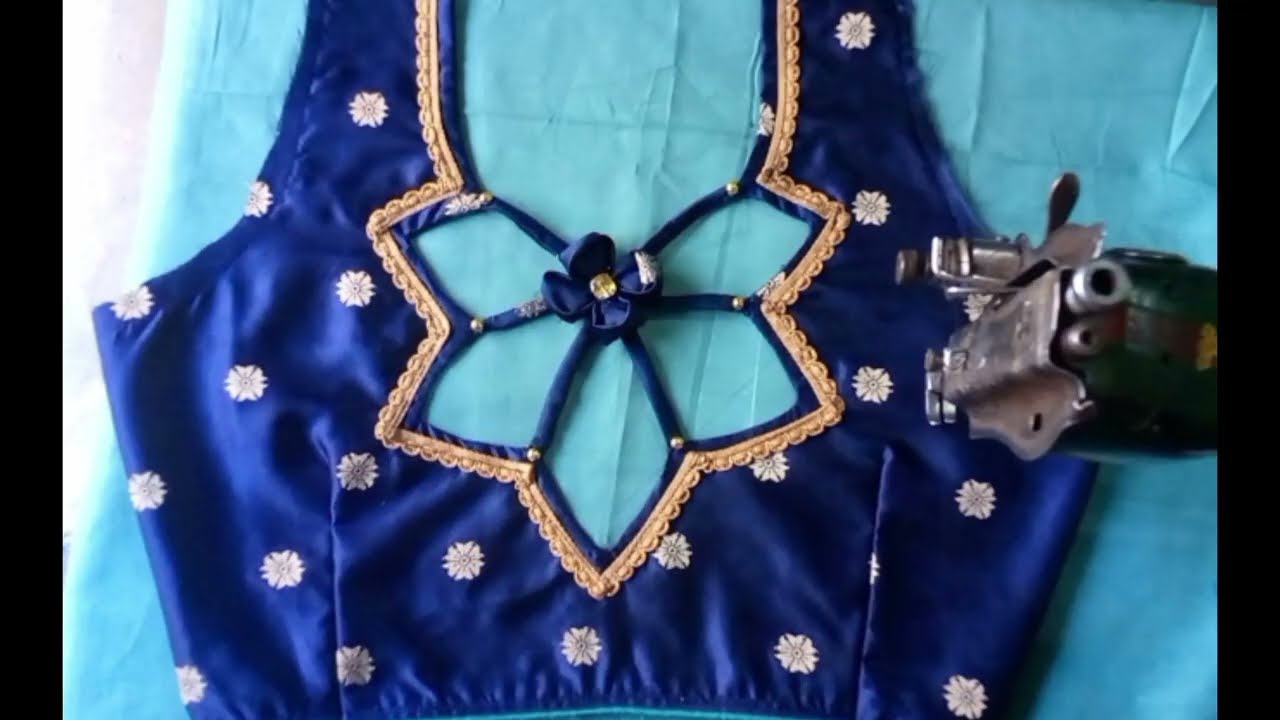 Trending blouse design cutting and stitching back neck design 2026  