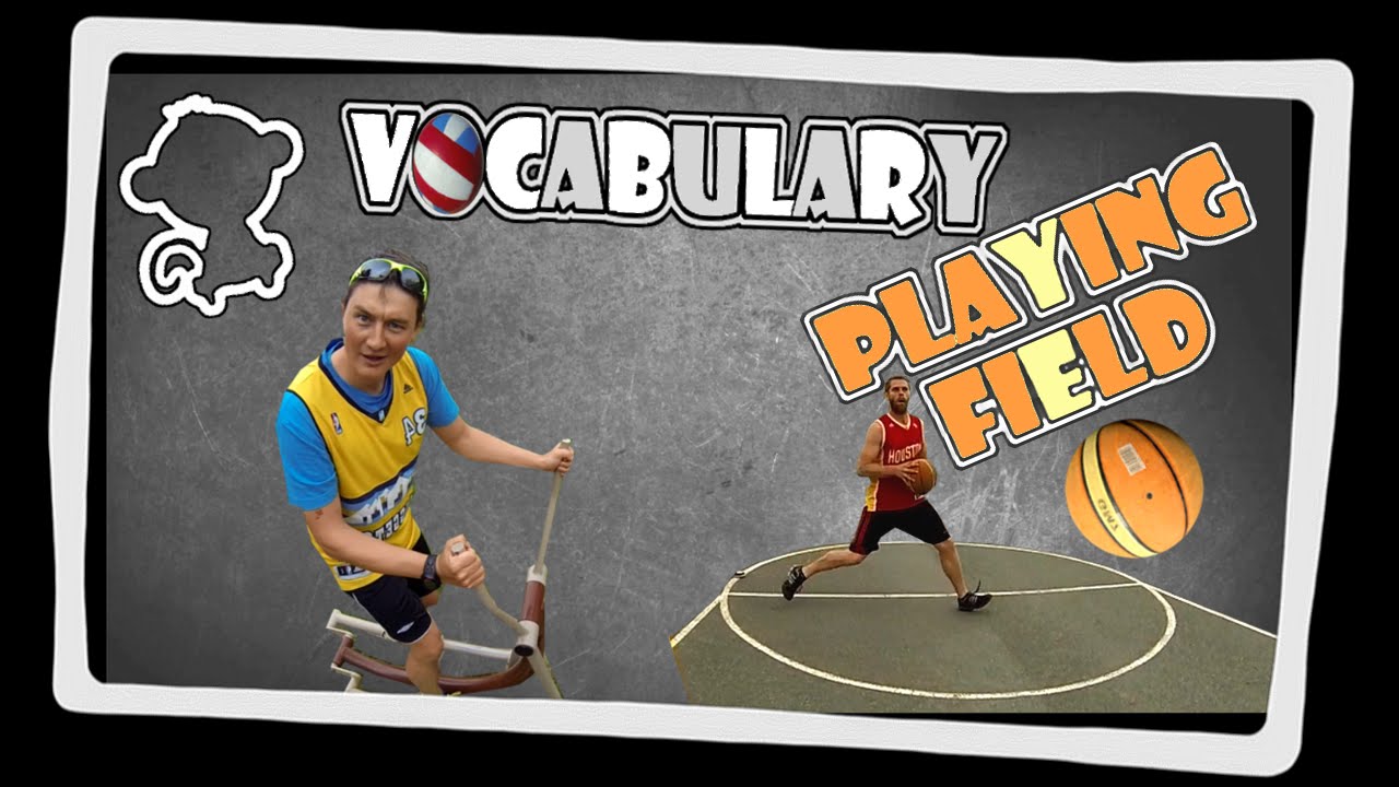 Playing field - english vocabulary