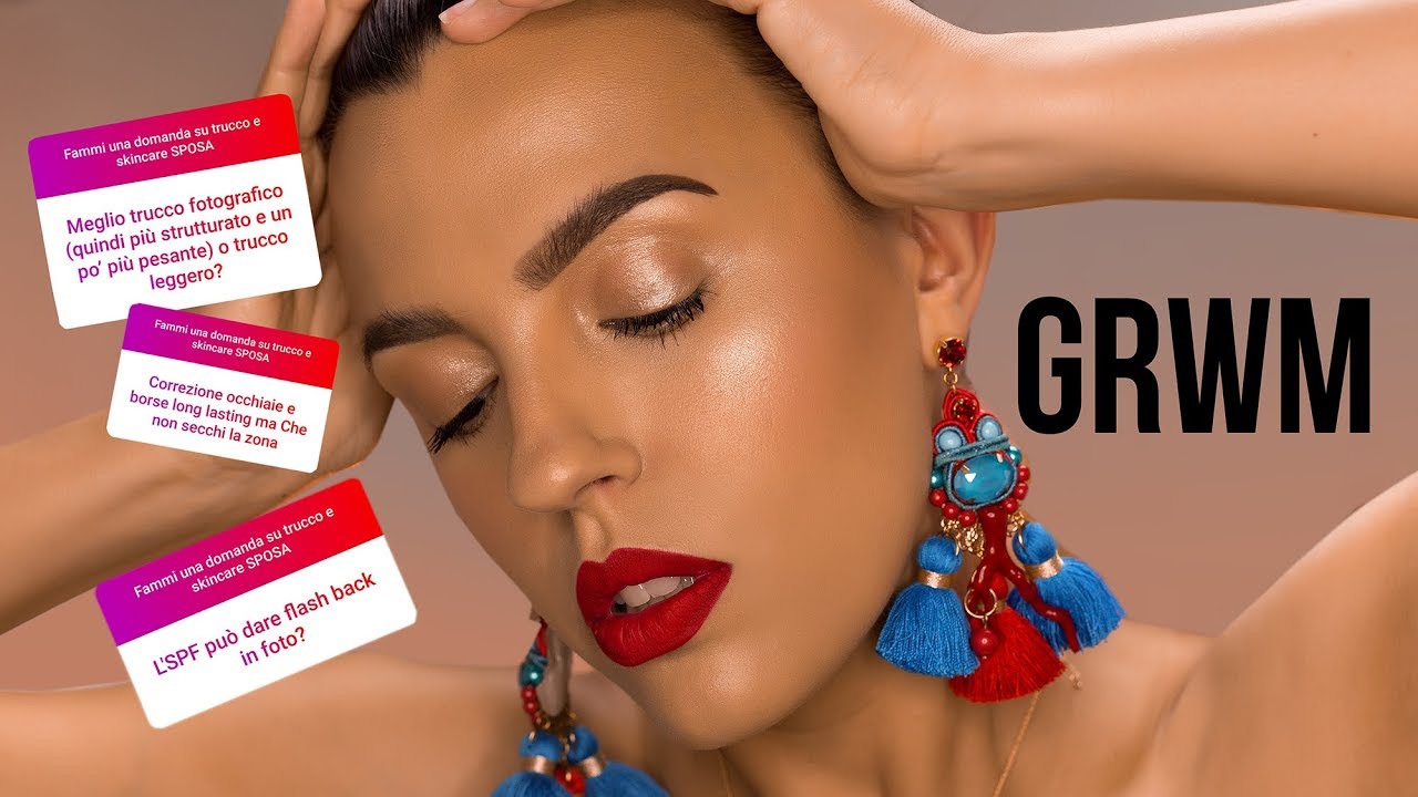 ASK GRWM ✨Trucco a prova di caldo✨ Makeup Cerimonia Anti Afa