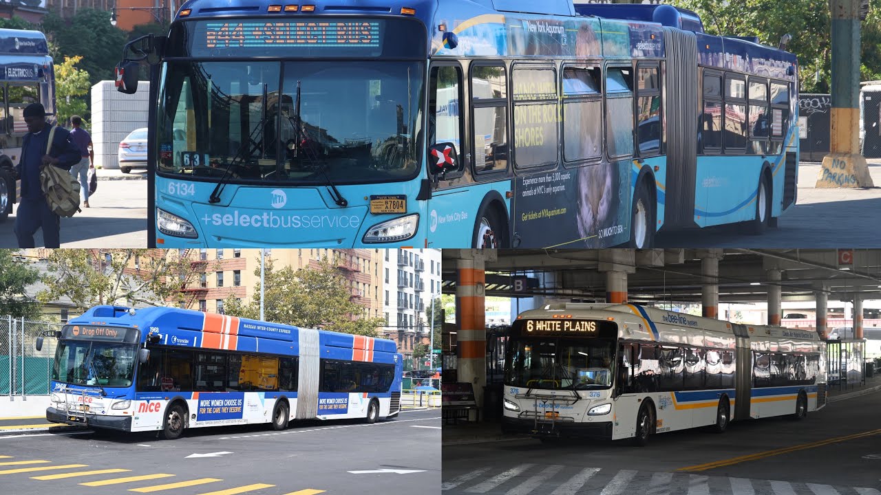 Buses in action (with joyrides) in the New York City Metropolitan Area, United States 2025