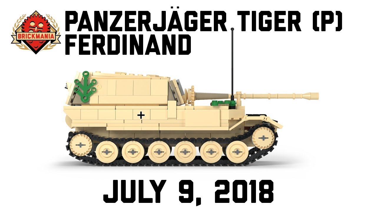 Panzerjäger Tiger (P) Ferdinand — немецкий тяжёлый истребитель танков — пользовательский военный ...