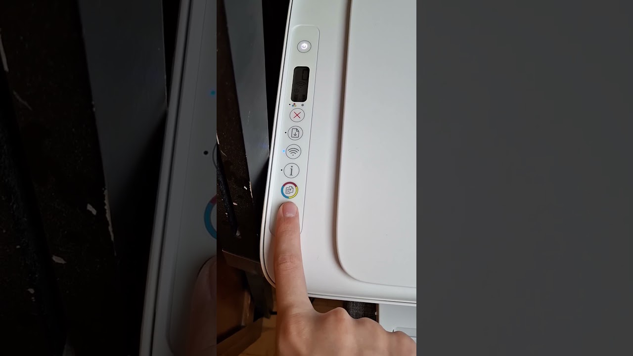 HP DeskJet 2810e Test Printer And Checking Ink Cartridges!