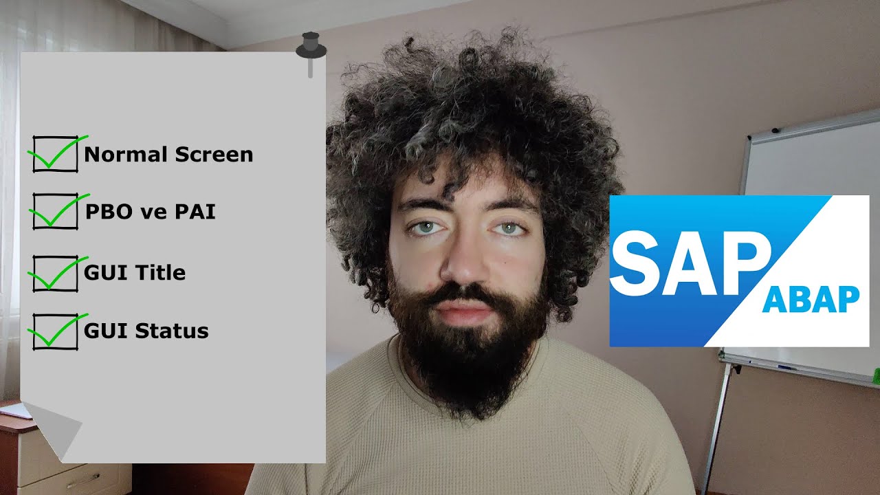 SAP ABAP Eğitimi 14 - Normal Screen, PBO ve PAI