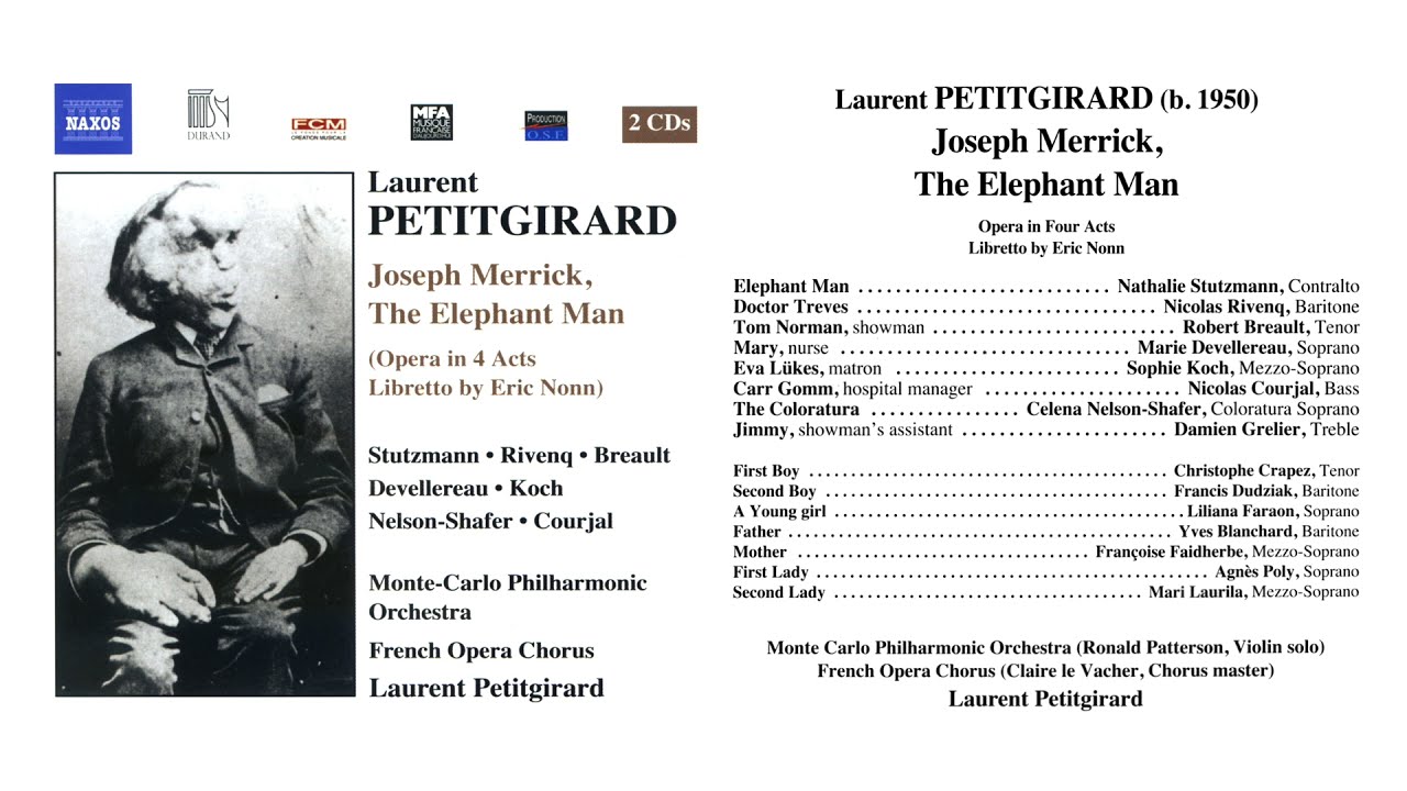 Acte 1 Scène 1 Joseph Merrick the Elephant Man
