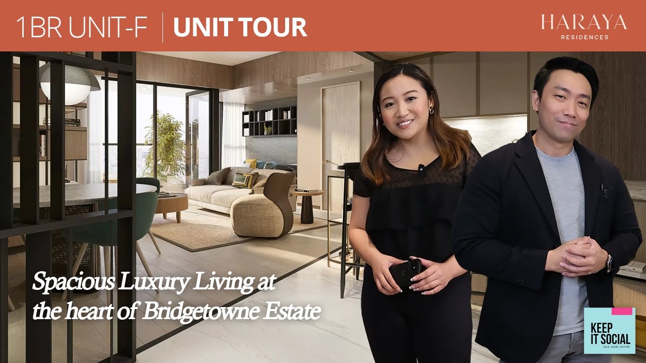 Spacious & Luxurious Living at Haraya Residences Unit-F 1 BR | Heights & Spaces | Keep It Social