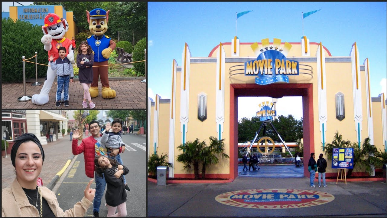 مشوار في ثاني اكبر مدينة ألعاب في ألمانيا Movie park موفي بارك