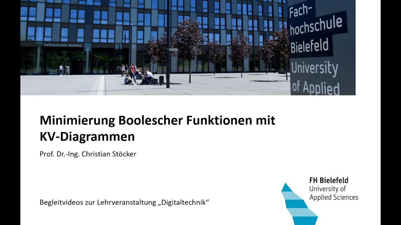 Minimierung Boolescher Funktionen mit KV-Diagrammen