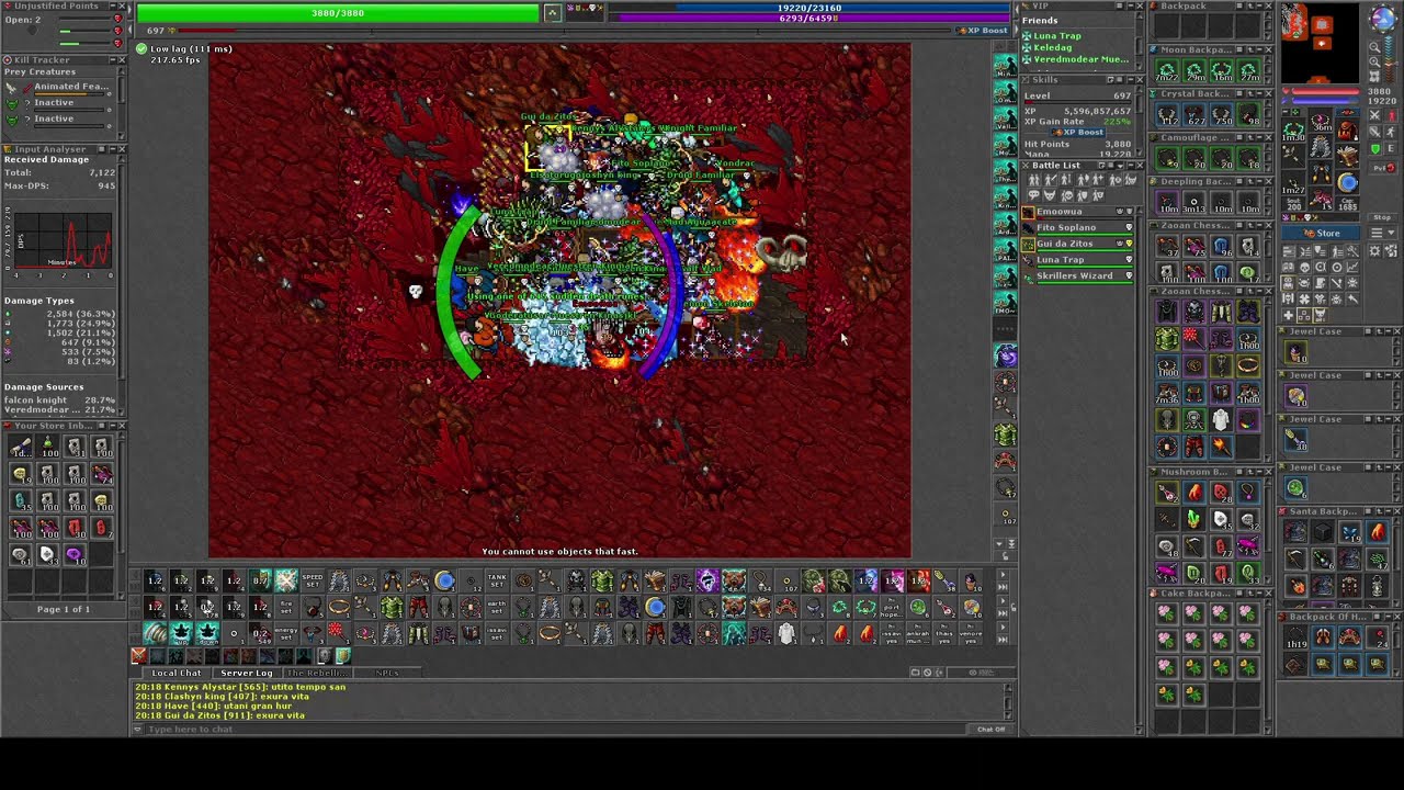 Tibia War Quintera- Gui da Zitos 920 ED + Emoowua 760 EK x 2 + Dyze 790 ED