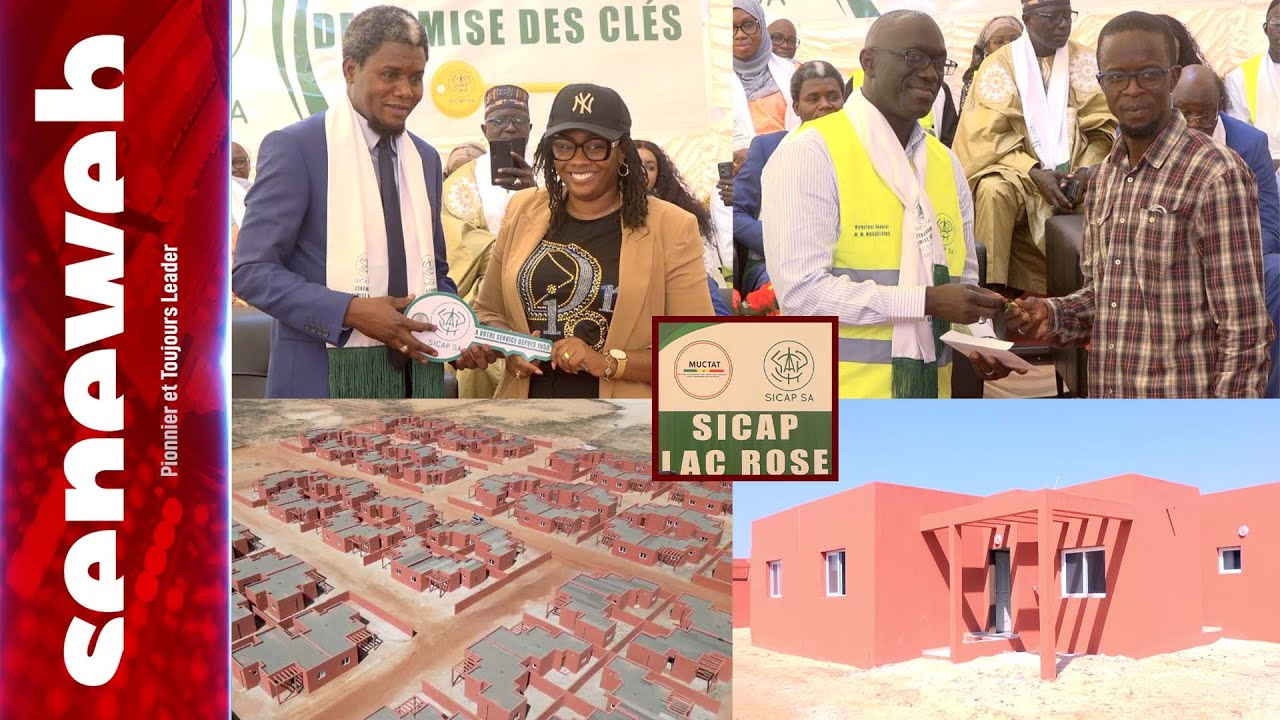 Remise des clés du lotissement  Lac Rose: la SICAP SA double le pas pour un habitat décent pour tous