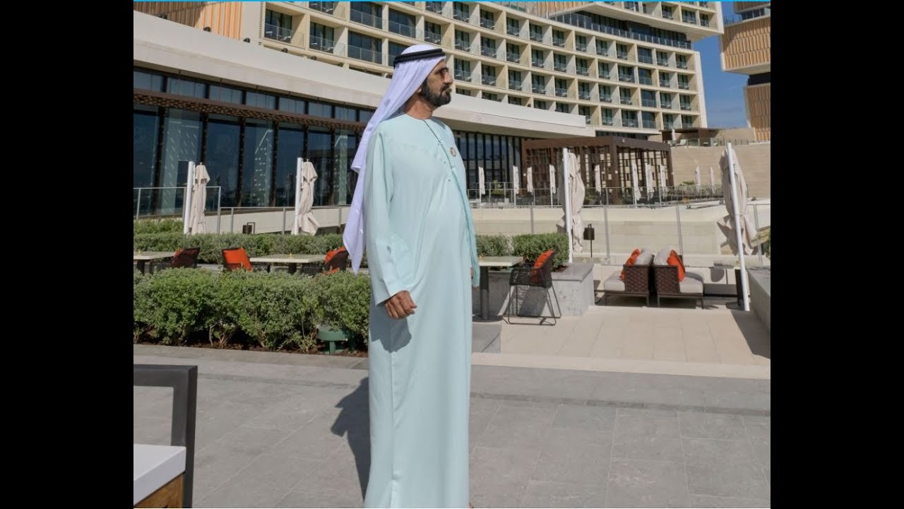 محمد بن راشد يزور منتجع 