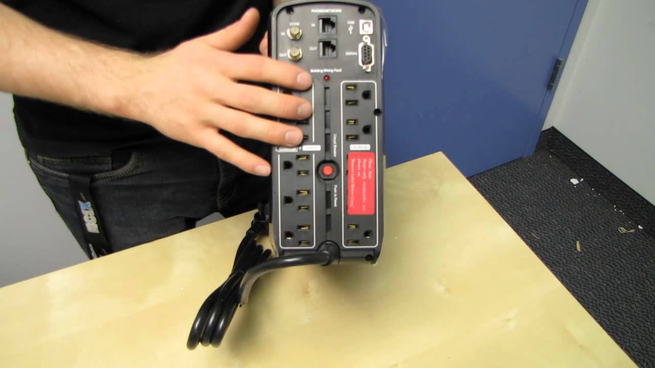 Cyberpower CP1000PFCLCD Pure Sine Wave UPS Unboxing & First Look Linus Tech Tips