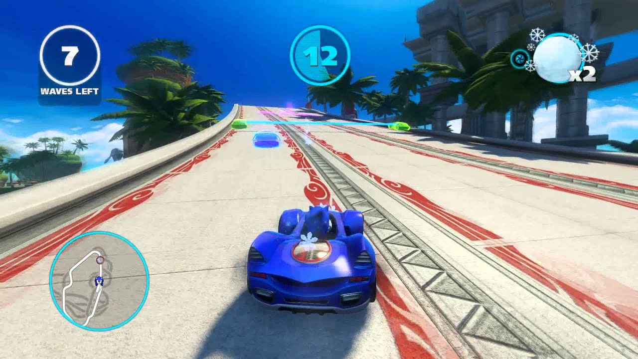 Ocean Outrun - Expert S-Rank - Sonic & All-Stars Racing Transformed 1080p HD