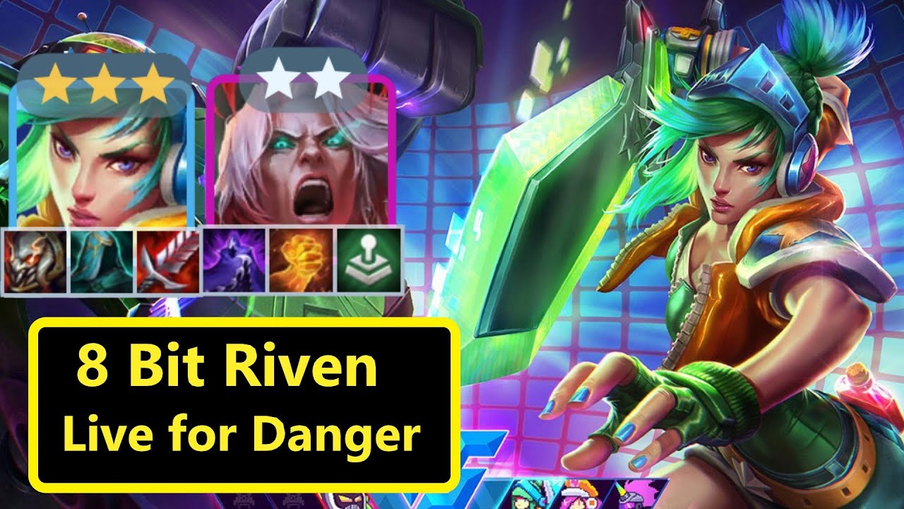 Set 10 | Riven Viego Carry 6 8-Bit | Live for Danger | TFT Comps | Full Gameplays |聯盟戰棋 | 14.4