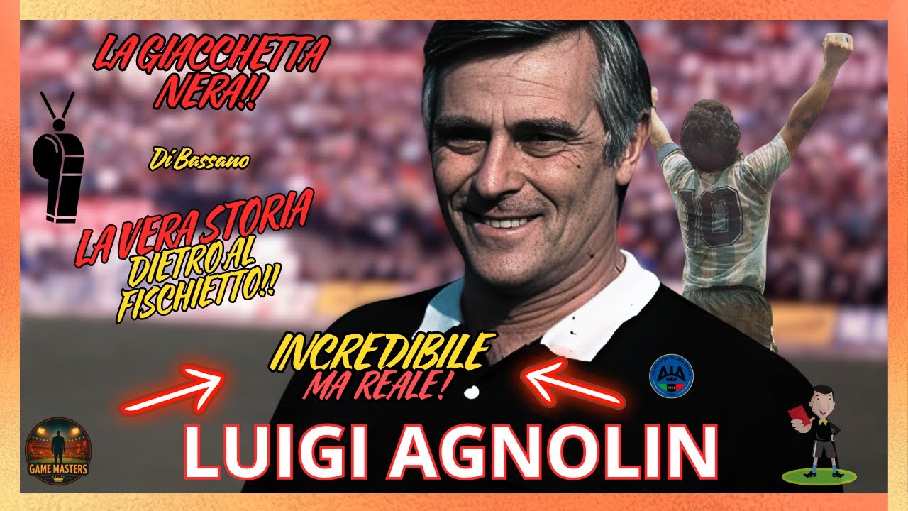 Fischio e Autorità  Luigi Agnolin, l’Arbitro che Sfidò le Stelle
