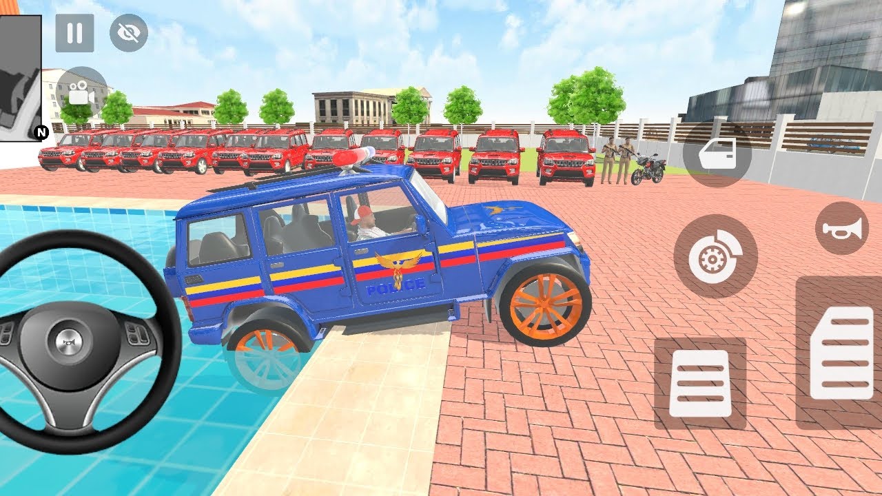 Modified police Car 🚨 gangster Life in Indian stieets l open world game game for android game 🎯