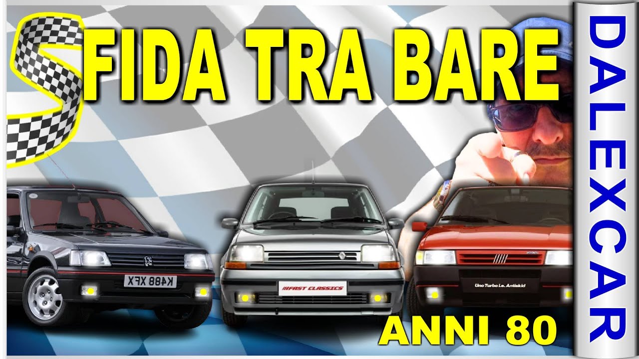 La SFIDA: 205 1.9 gti UNO turbo R5 gt turbo chi vince