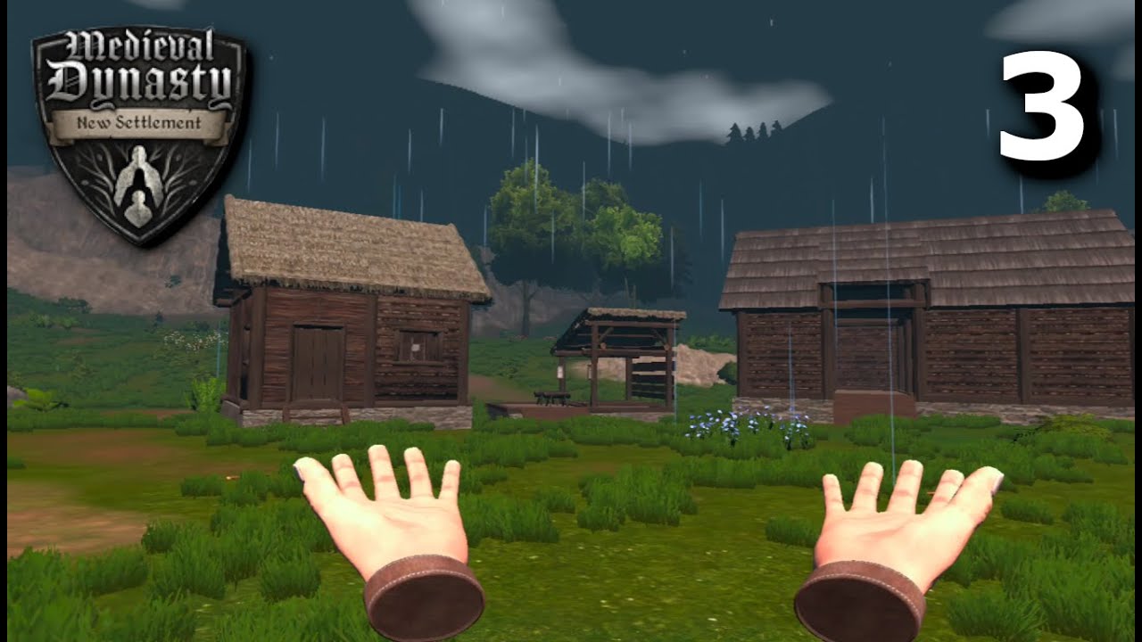 Medieval Dynasty New Settlement VR: FULL PLAYTHROUGH + REVIEW PART 3 on QUEST 3 STANDALONE