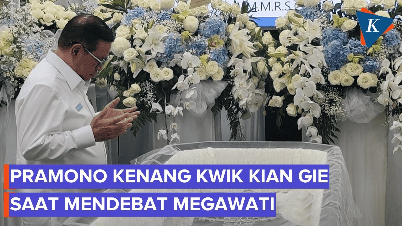 Pramono Kenang Kwik Kian Gie Beda Pendapat dengan Megawati, tapi Hubungannya Tambah Kuat