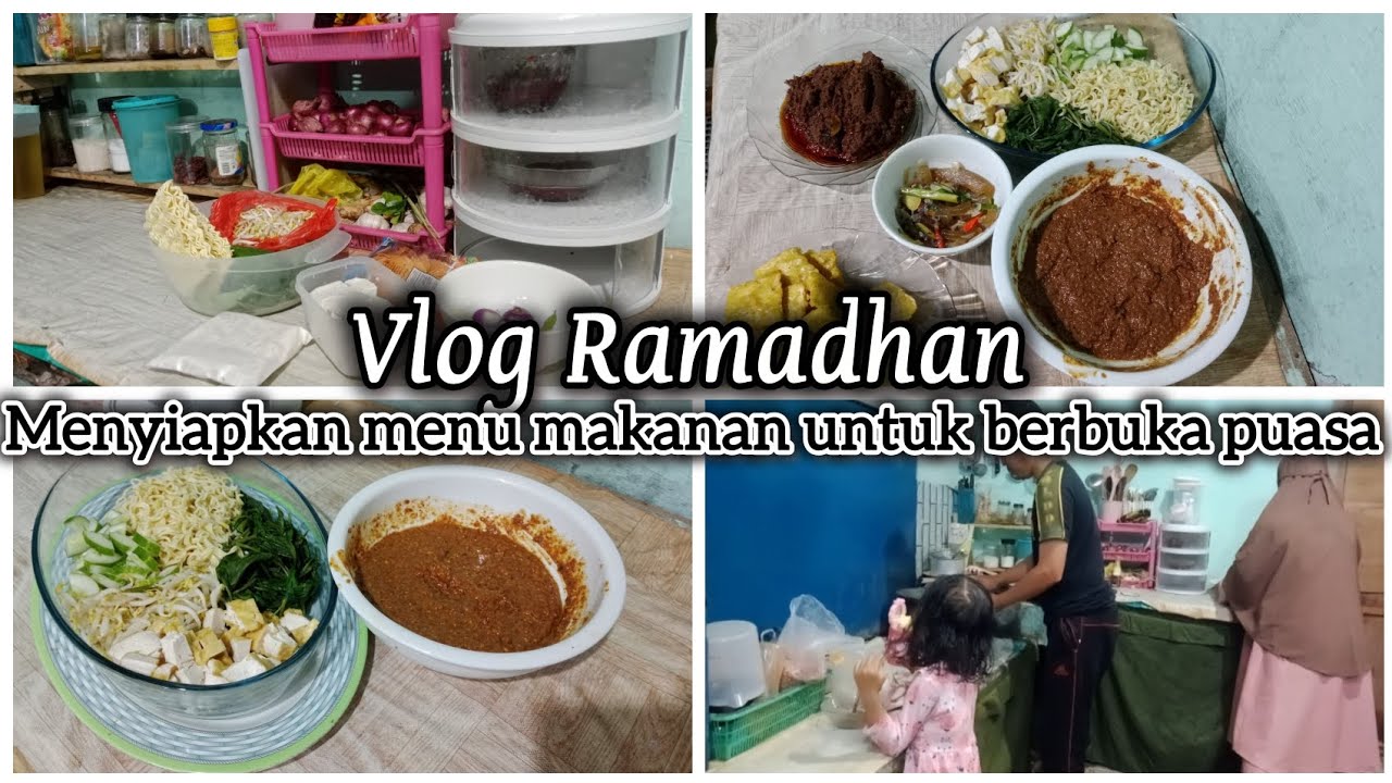 VLOG RAMADHAN | AKTIVITAS IBU RUMAH TANGGA PRODUKTIF | MASAK MENU SIMPEL UNTUK BERBUKA PUASA 