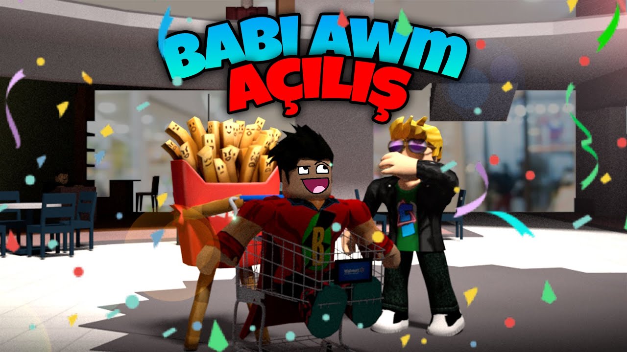 Babi Oyunda Avm A&ccedil;ılışı 🎉 Roblox Mall Tycoon -Roblox