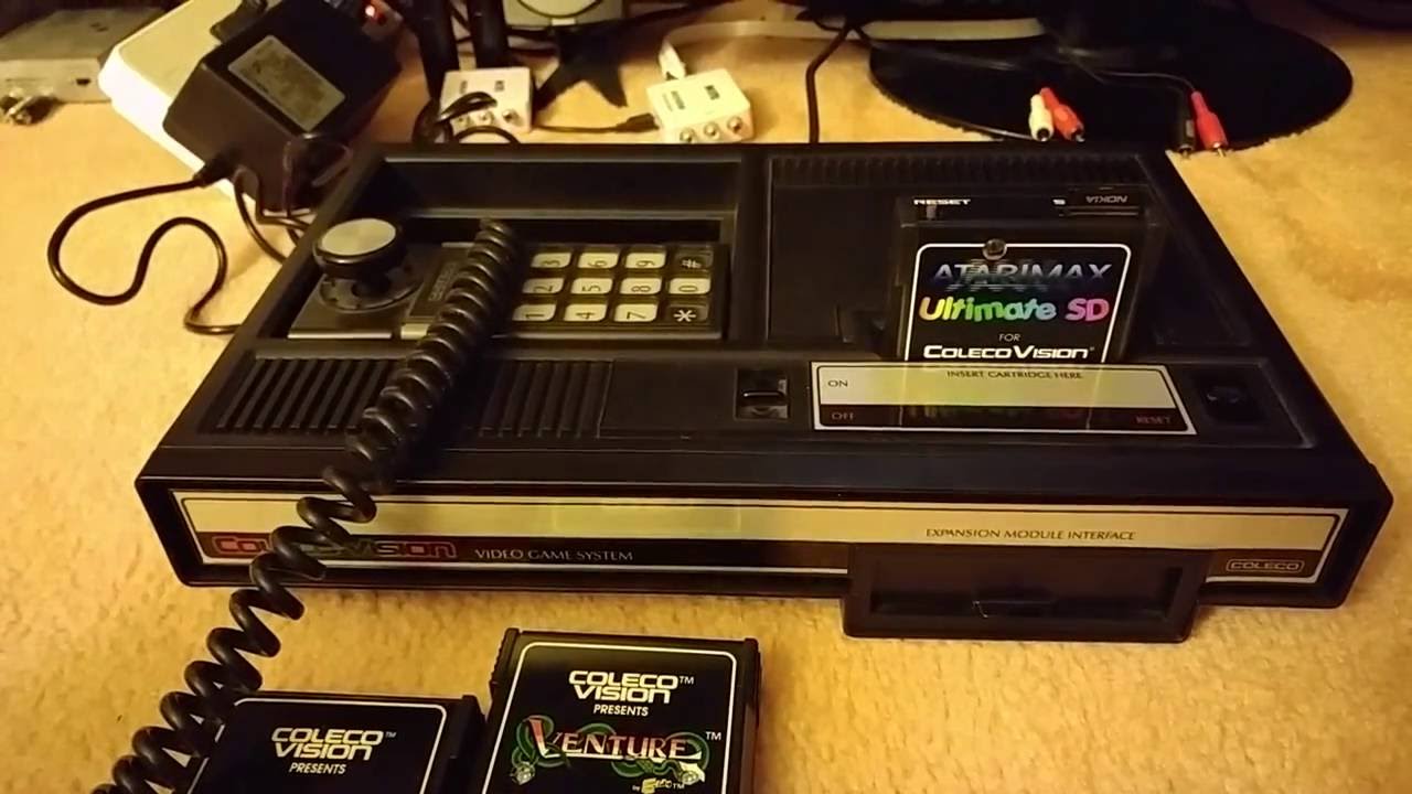 Colecovision and Atarimax Ultimate SD cart.