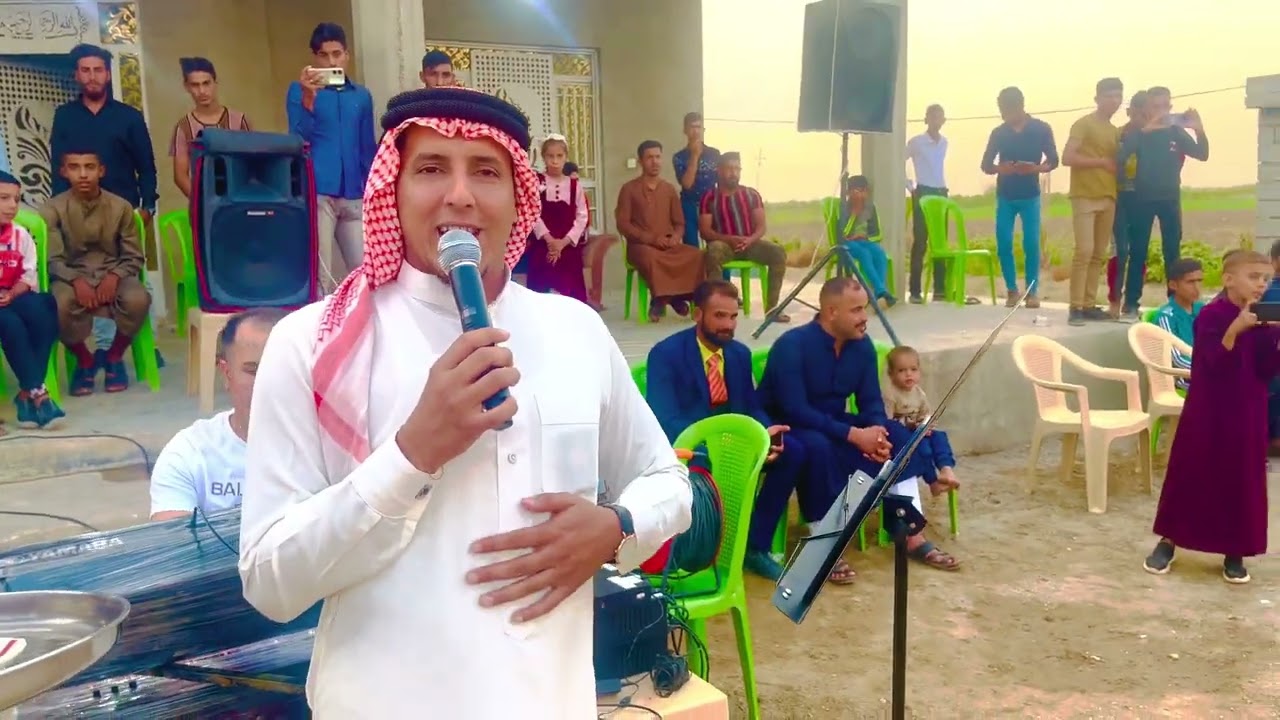 الفنان محمود الغزالي والمايسترو عقيل العراقي حفلة الرفيعات حفل زواج عبدالله الصباح