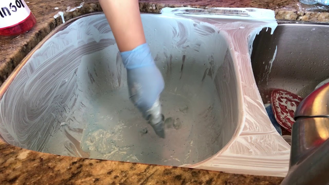 ASMR Kitchen Sink Cleaning