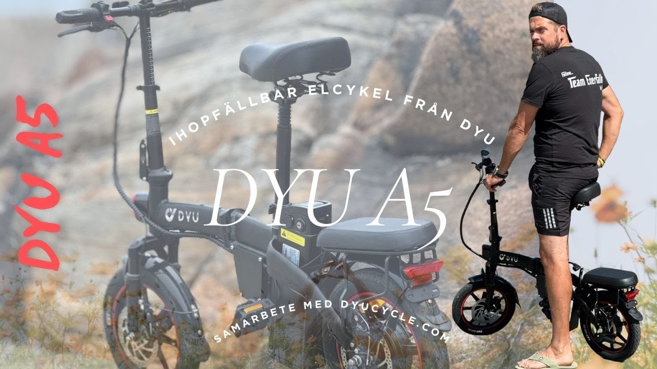 Absolut den bästa ihopfällbara elcykeln - DYU A5