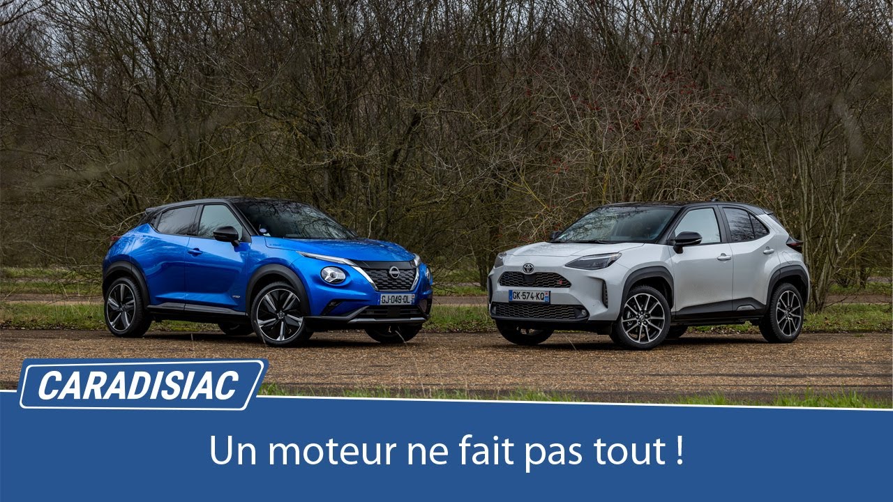 Comparatif  – Nissan Juke Hybrid vs Toyota Yaris Cross : un moteur ne fait pas tout