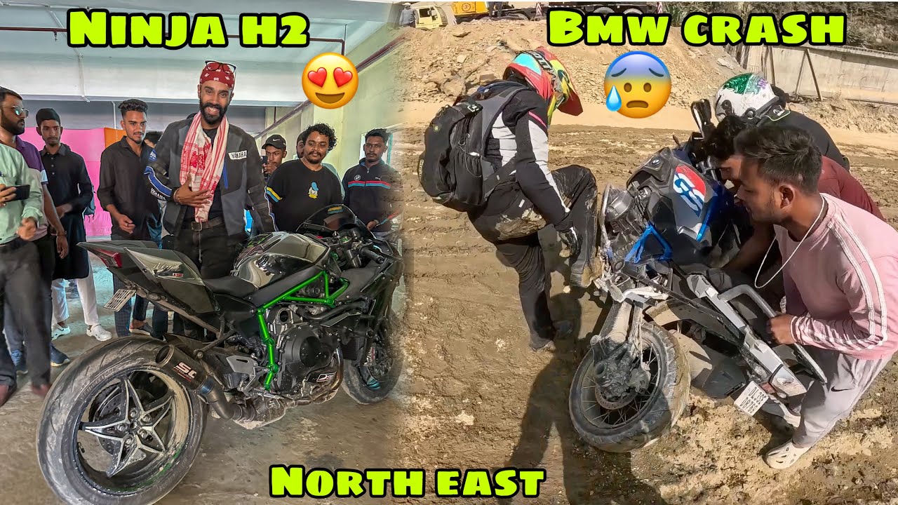 BMW gir gayi 😰 North East Ladakh se bhi khatarnak hai 😱 or Ninja H2 bhi pahuch gayi ❤️ Ep. 06
