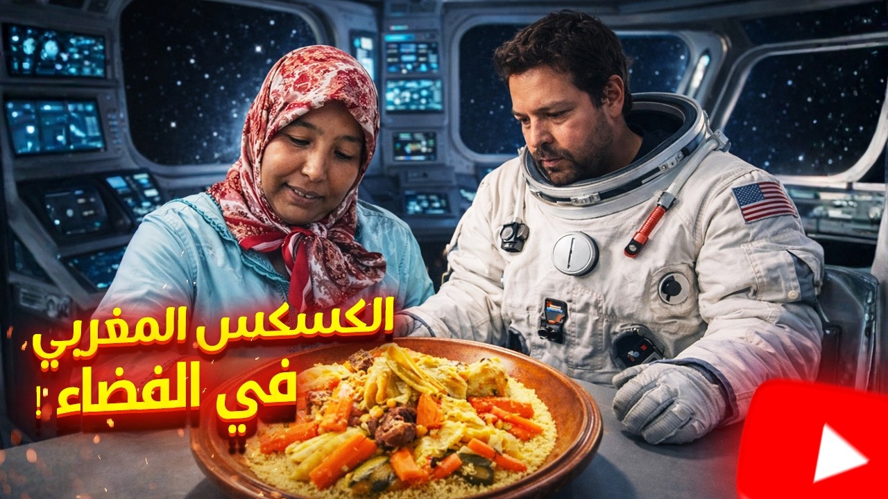 Black Moussiba || 🤔🤣مي نعيمة جدة المغاربة، الكسكس المغربي في الفضاء