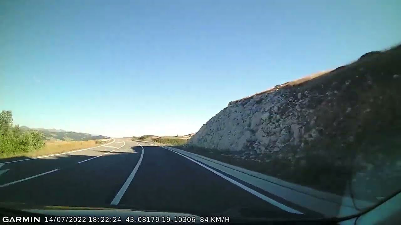 DRIVE #2033: Žabljak-Šavnik-Nikšić (Montenegro) (timelapse 4x) *Read Description*