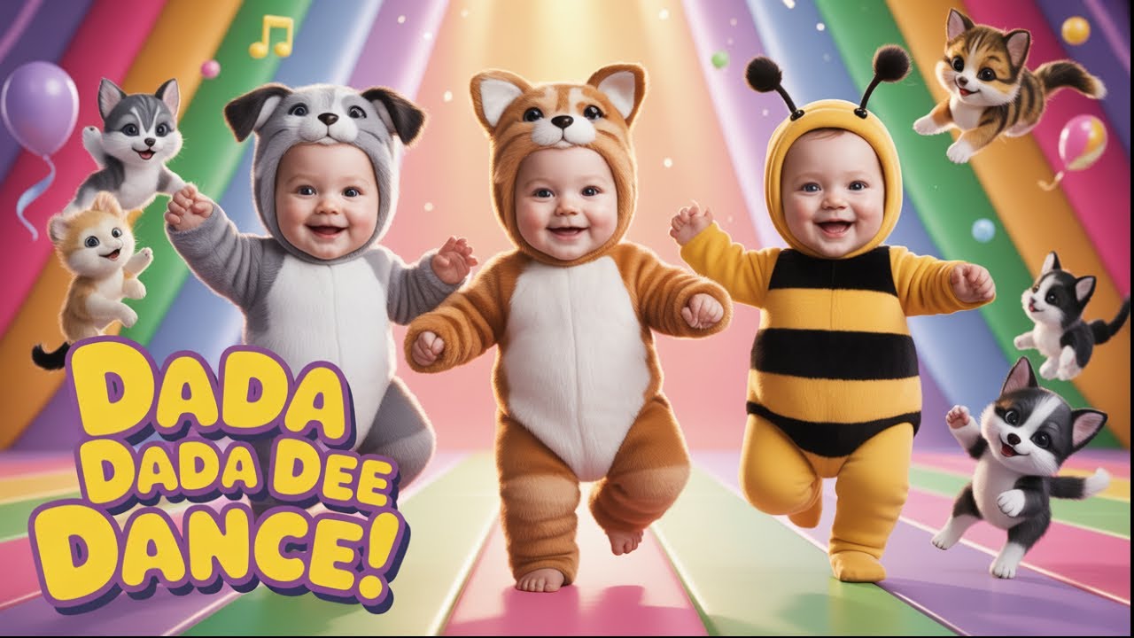 Dada Dada Dee Dee Dance | Didi Didi Dee Dee Kids Dance | Cute Babies Dancing | Funny Baby Rhymes