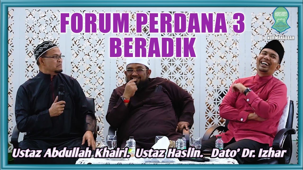 Forum perdana 3 beradik 