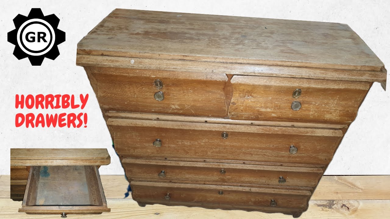 Can RESTORATION make the ANTIQUE Chest of Drawers BEAUTIFUL again? - FURNITURE RESTORATION