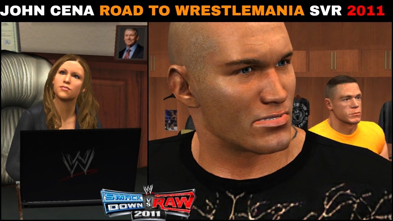 WWE Smackdown VS Raw 2011 Road To WRESTLEMANIA John Cena Gameplay || WWE SVR 2011 John Cena RTWM ||