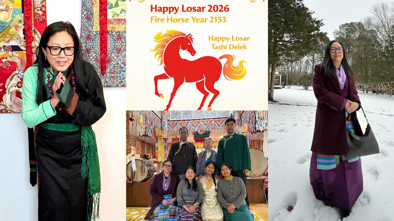 Losar Tsepa chik Tibetan Family of East Rutherford Visited Buddhist Temple #newjersey #blessings 