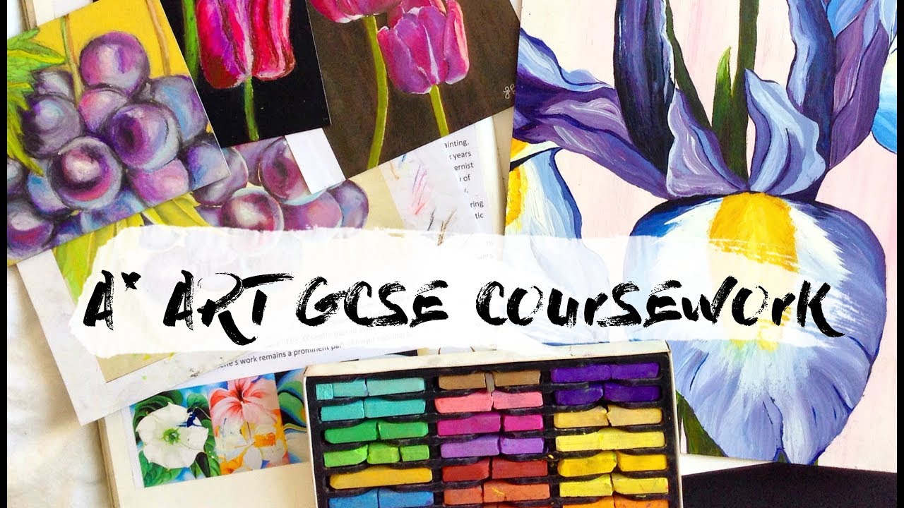 GCSE sketchbooks and final piece (9 / a* grade)